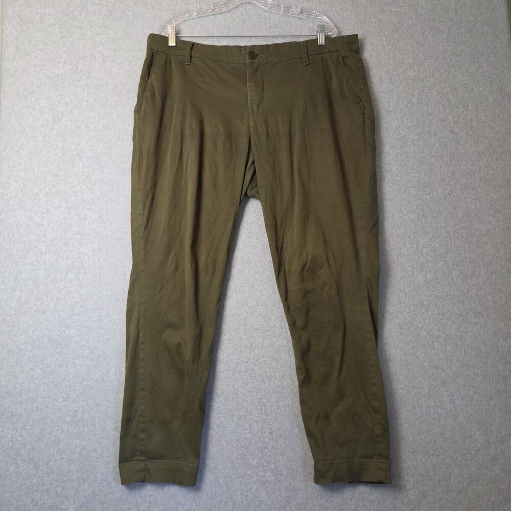 Kut From The Kloth Trouser Skinny Olive Green High Rise Pants Women's 16W